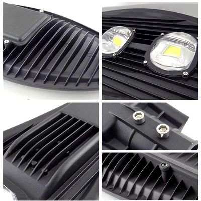 COB Integrated Outdoor LED Street Light 3000 - 6000K IP65 Street Lamp With Pole