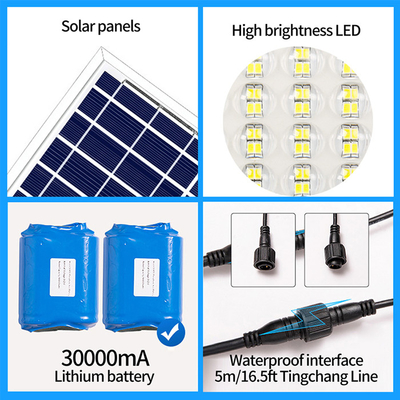 IP65 Waterproof 50W 300W Solar Mosquito Killer Light Best Solar Powered Outdoor Flood Lights 100watts With Solar Panel