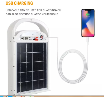 Portable Handle Solar Energy Lamp Bluetooth Connection And Reverse Charging Outdoor Solar LED Light