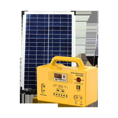 12V / 24V Low Cost Home 1kw DC Solar PV Power Battery System With LED Bulbs