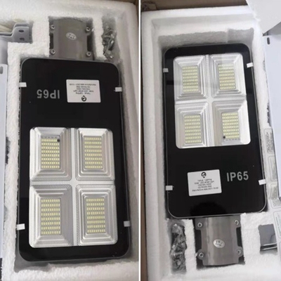 200W Solar Panel Semi-Integrated Street Light With Dusk-To-Dawn Control 3.2V 36AH 6500K