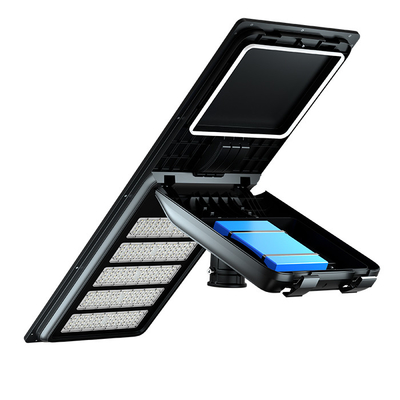 Yahua Patented Black Solar Powered LED Street Light Intelligent Control 60w 80w 100w Energy Saving Street Light