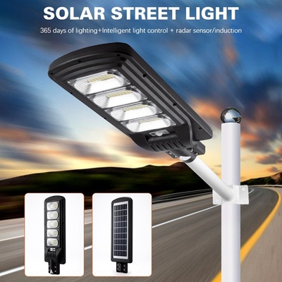 Long Working Time Solar LED Street Light 50w 100w 150w 200w 250w 300w ABS Shell IP65