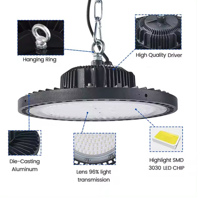 400W UFO LED Bay Light IP66 6000K 220V