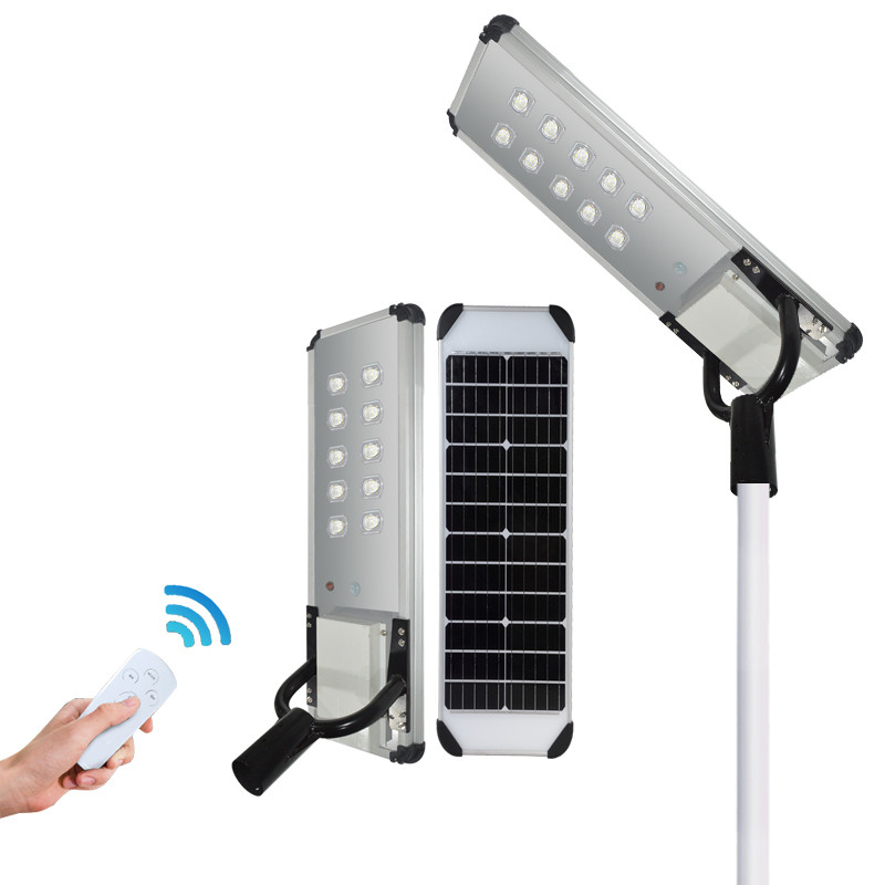 EMC Automated Solar LED Street Light With Mono Solar Panel For Clean Energy Lighting